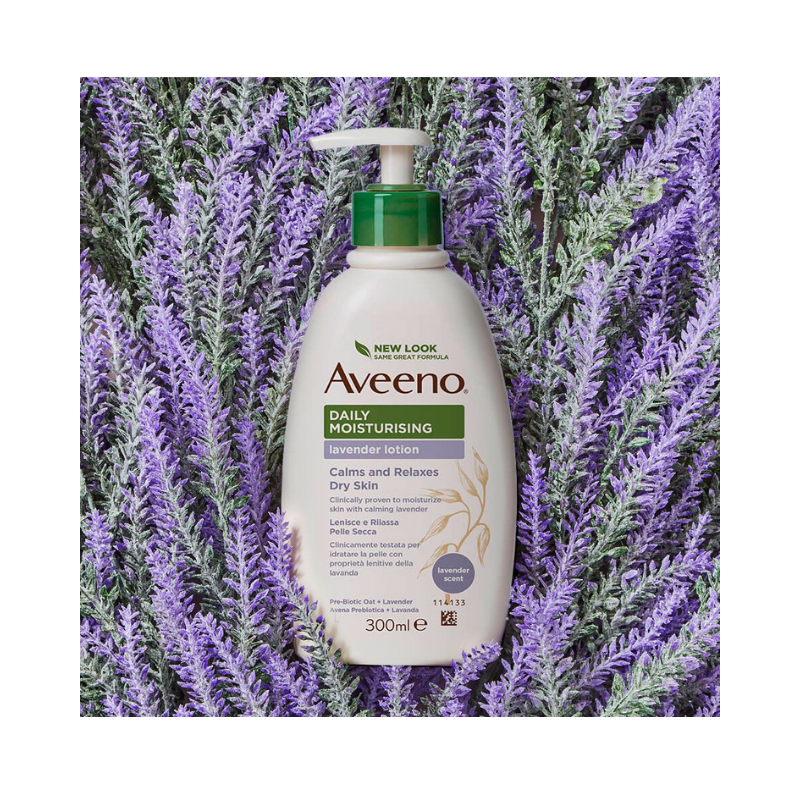 Aveeno Daily Moisturising Loção Corporal Lavanda 300ml