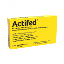 Actifed 20 comprimidos
