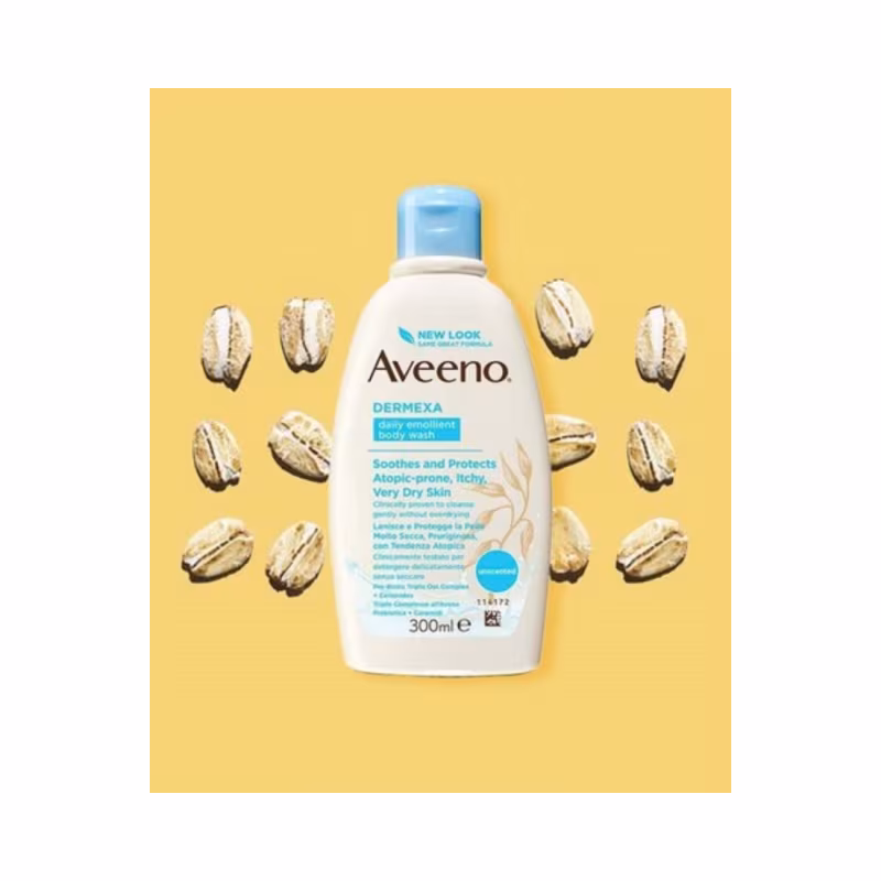 Aveeno Dermexa Emollient Shower Gel 600ml