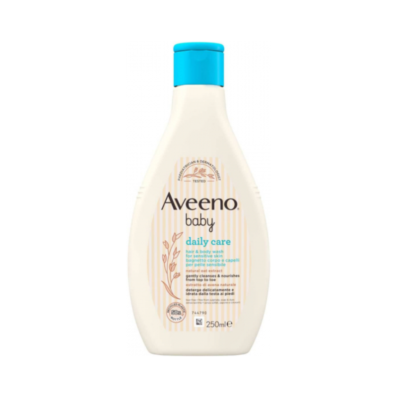 Aveeno Baby Daily Care Banho Corpo e Cabelo 250ml