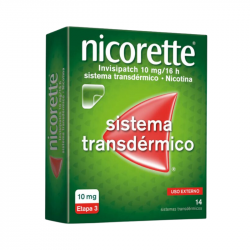 Nicorette Invisipatch 10mg/16h 14 transdermal patches