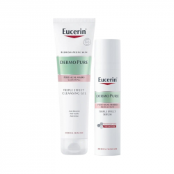 Eucerin DermoPure Concentrated Cleansing Gel Triple Effect + Serum Triple Effect
