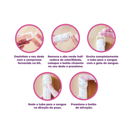 NG Precision+ Teste Gravidez no Sangue 1 unidade