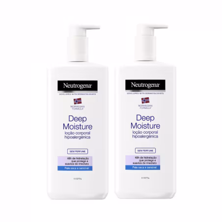 Neutrogena Hypoallergenic Deep Moisturizing Lotion 2x400ml