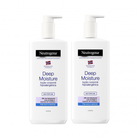Neutrogena Loción Hidratante Profunda Hipoalergénica 2x400ml