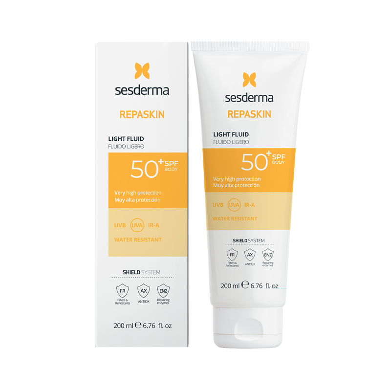 Sesderma Repaskin Fotoprotecteur Corps Fluide Lègere SPF50 200ml