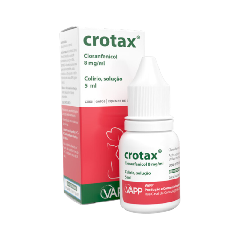 Crotax 8mg/ml Colírio 5ml