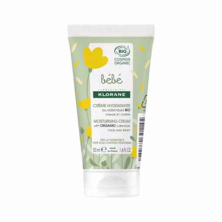 Klorane Bebé Crème Hydratante Calendula Bio 50 ml