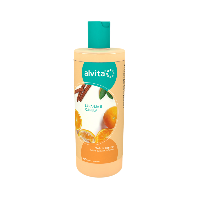 Alvita Gel de Banho Laranja e Canela 750ml