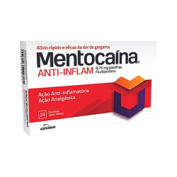 Mentocaína Anti-Inflam 8,75mg 24 pastilhas
