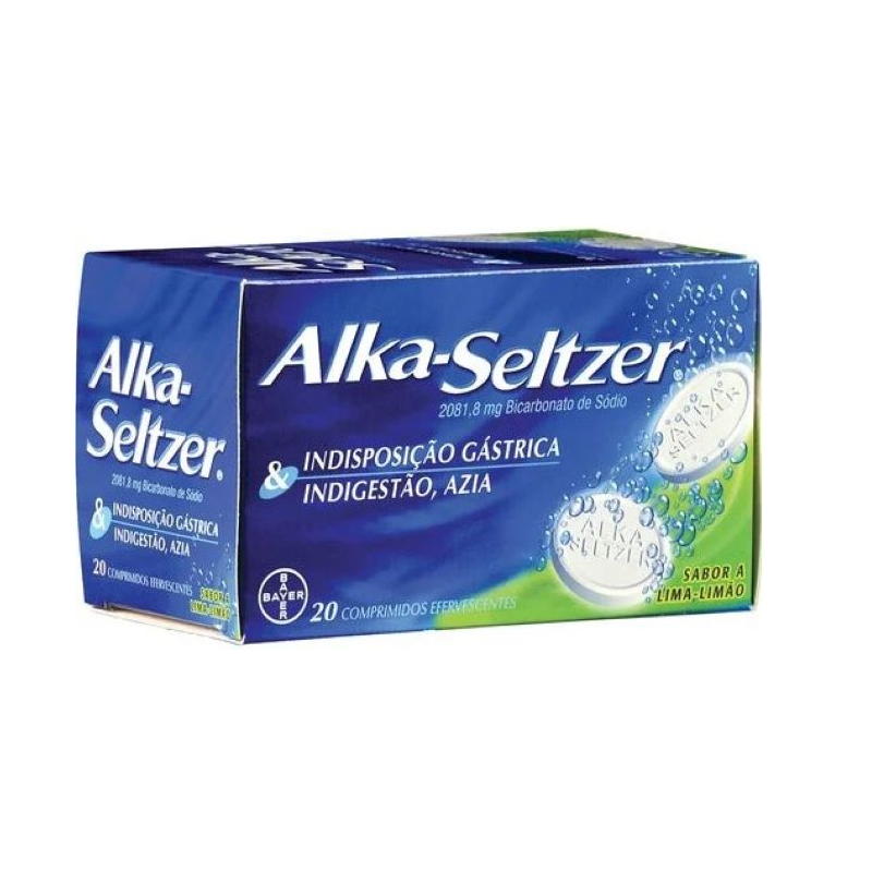 Alka-Seltzer 2081,8mg 20 comprimidos efervescentes