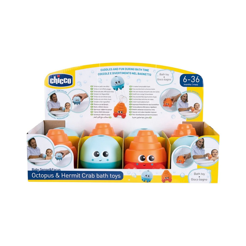 Chicco Octopus & Crab 8 units