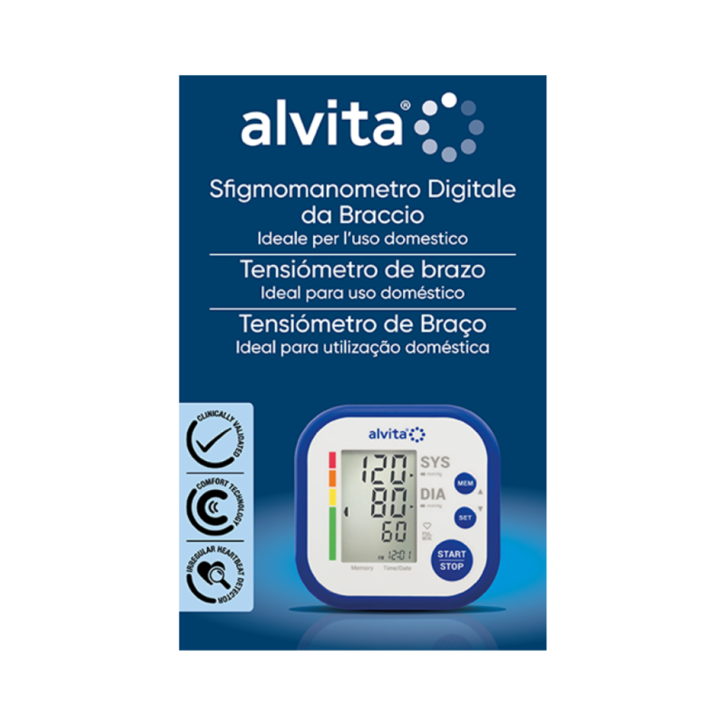Alvita Tensiómetro Automático de Brazo