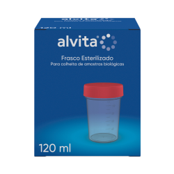 Alvita Aseptic Collection Jar 120ml