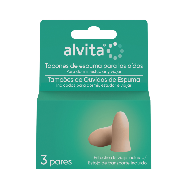 Alvita Foam Ear Plugs 6 units