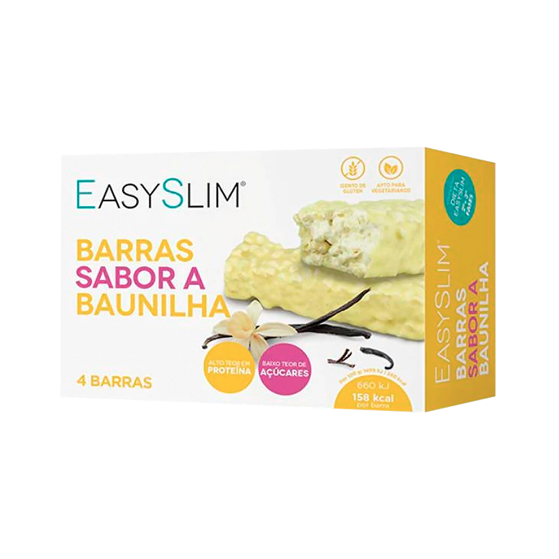Easyslim Barras Sabor a Baunilha 4 unidades