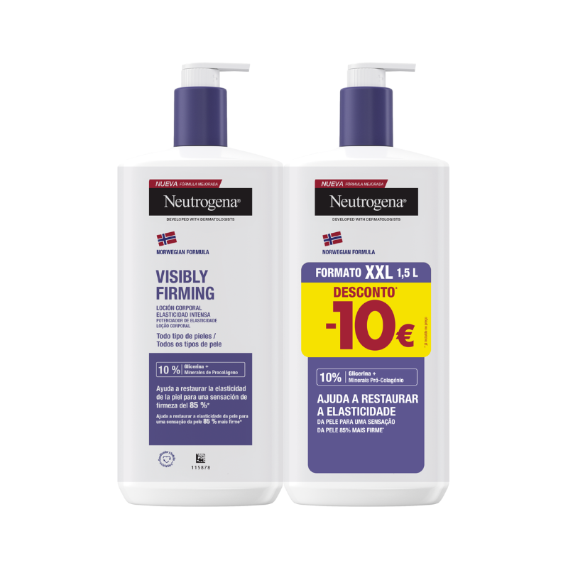 Neutrogena Visibly Firming Loção Corporal 2x750ml