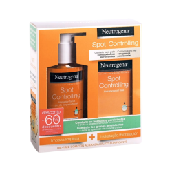 Neutrogena Spot Controlling Nettoyant + Hydratant Pack