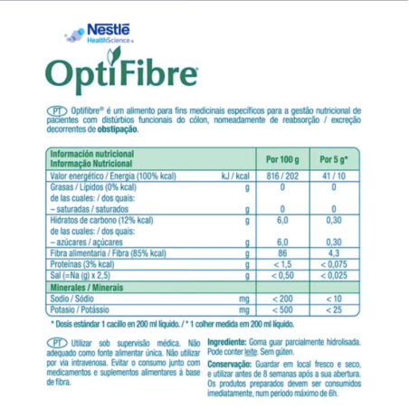 Nestlé Optifibre 250g Nestlé Optifibre 250g