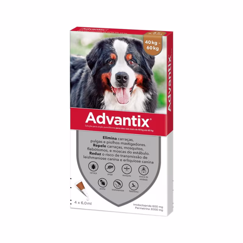 Advantix Perros 40-60kg 4 pipetas