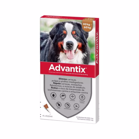 Advantix Perros 40-60kg 4 pipetas