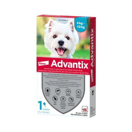 Advantix Chiens 4-10kg 1 pipette