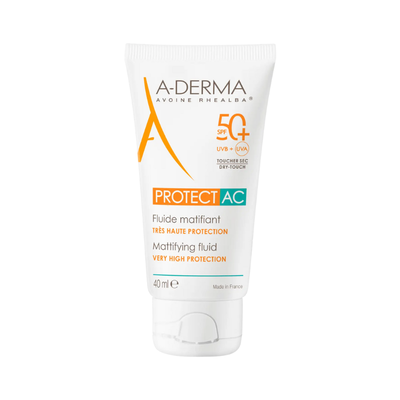 A-Derma Protect AC Fluido Solar Matificante Rostro SPF50+ 40ml