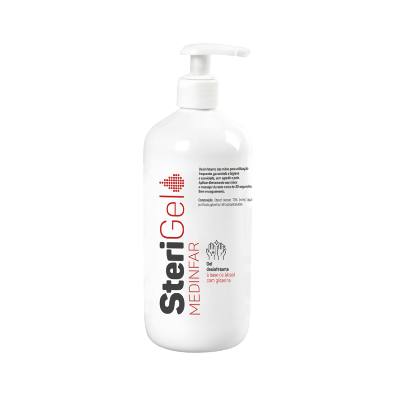 Sterigel Medinfar Gel Desinfectante con Dosificador 500ml