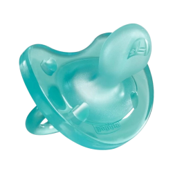 Chicco Sucette Physio Soft Silicone Vert 0-6m