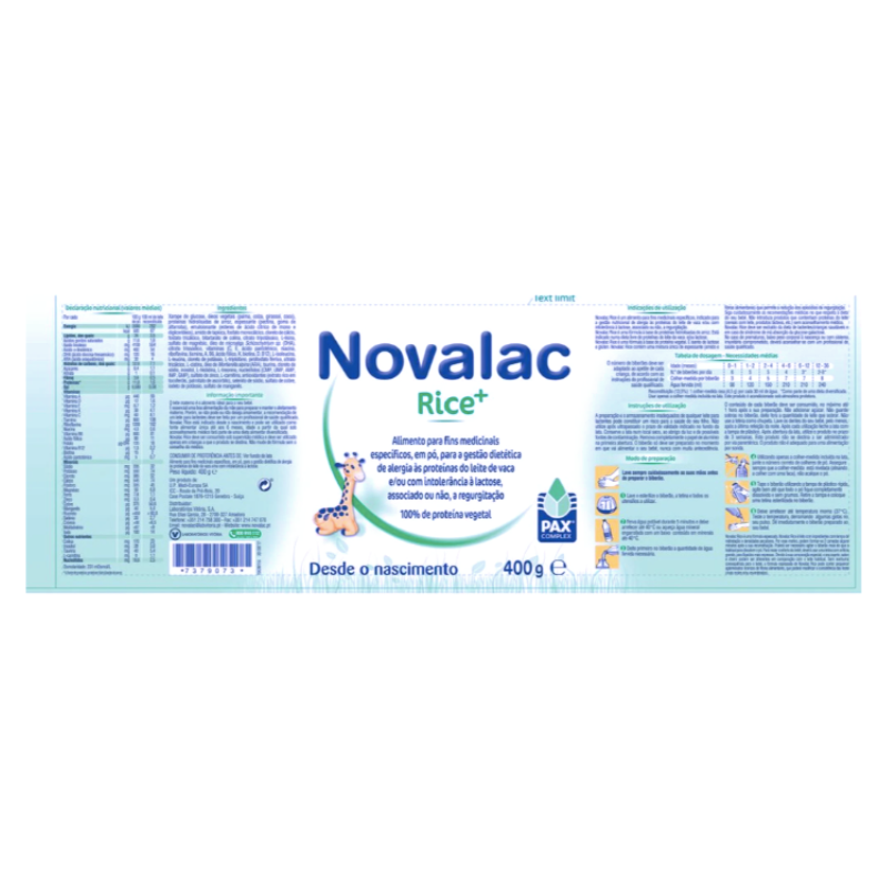 Novalac Rice + 400g Novalac Rice + 400g
