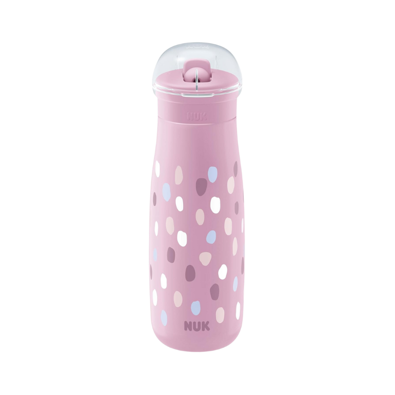 Nuk Mini-Me Flip Botella 12m+ 450ml Rosa