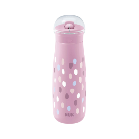 Nuk Mini-Me Flip Botella 12m+ 450ml Rosa