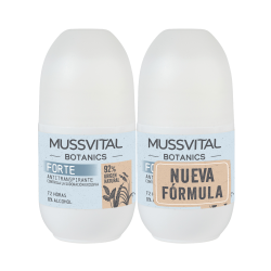 Mussvital Botanics Desodorante Roll-On Fuerte 2x75ml