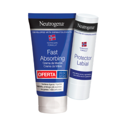 Neutrogena Fast Absorbing Hand Cream and Lip Stick Pack