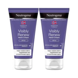 Neutrogena Visibly Renew Crème Mains SPF20 2x75ml