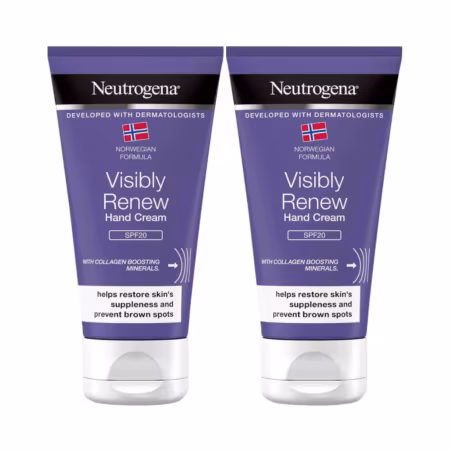 Neutrogena Visibly Renew Crema de Manos SPF20 2x75ml