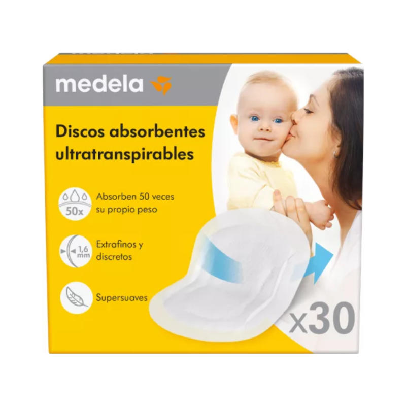Medela Discos Ultratranspirables 30 unidades