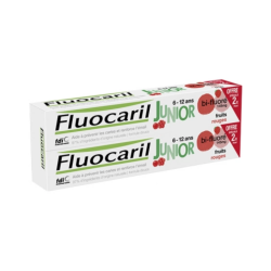 Fluocaril Junior Dentifrice Fruits Rouges 2x75 ml