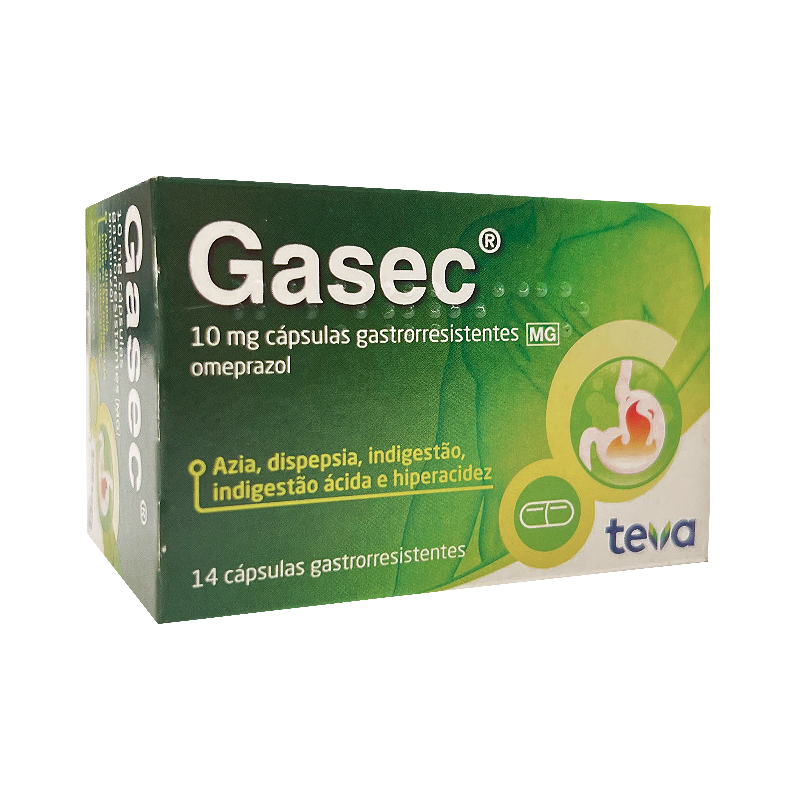 Gasec 10mg 14 capsules
