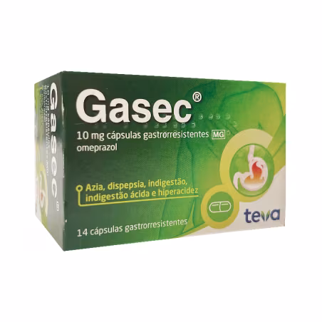 Gasec 10mg 14 capsules