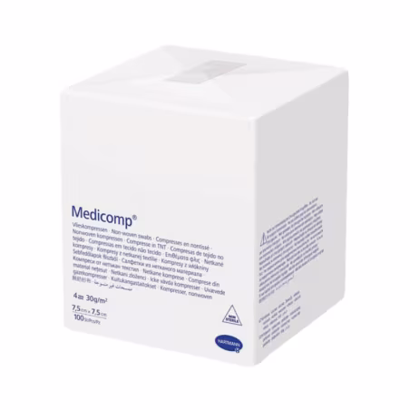 Medicomp Compresas No Tejidas No Estériles 7.5x7.5cm 100 unidades