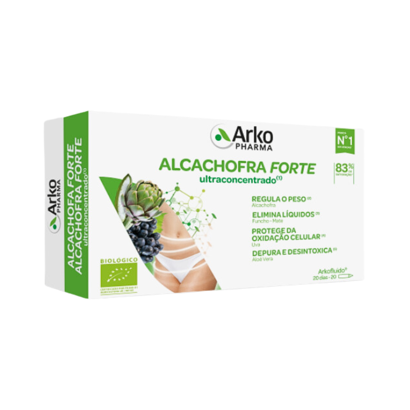 Arkofluido Alcachofra Forte 20 ampolas