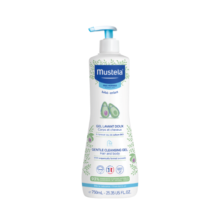 Mustela Gel Limpiador Suave 750ml Mustela Gel Limpiador Suave 750ml