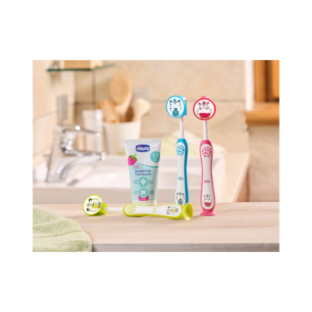 Chicco Escova Dentes 3-6a Hipopótamo