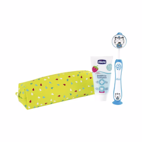 Chicco Kit Pasta + Escova de Dentes 3-6a Tigre