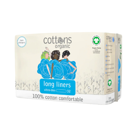 Cottons Pensos Diários Ultra Finos 32 unidades