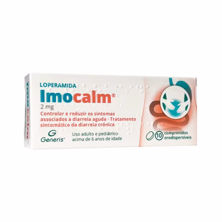 Imocalm Loperamida 2mg 10 comprimés orodispersibles