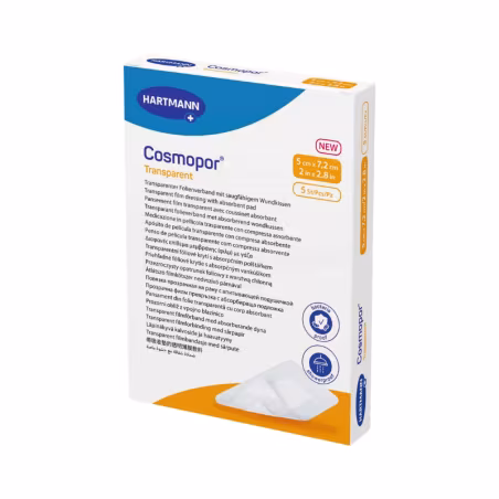 Hartmann Cosmopor Transparent 5x7,2cm 5 unités