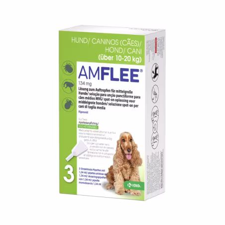 Amflee Spot On 134mg 10-20kg 3 pipetas