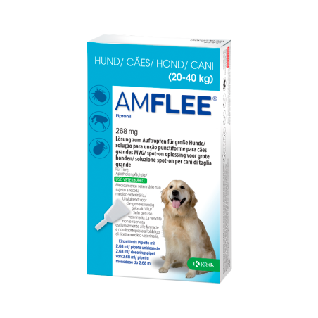 Amflee Spot On 268mg 20-40kg 3 pipettes